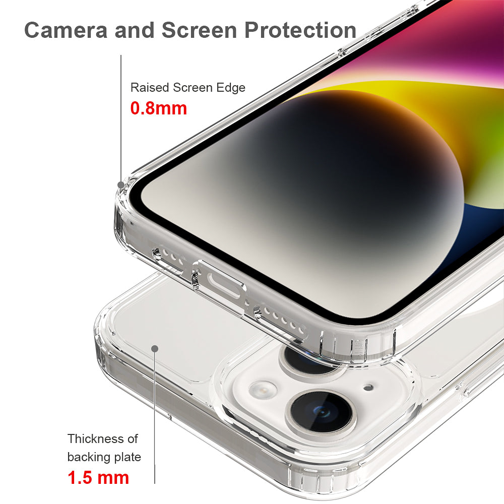 iPhone 15 1.5mm Anti-Scratch Clear Magnetic Case