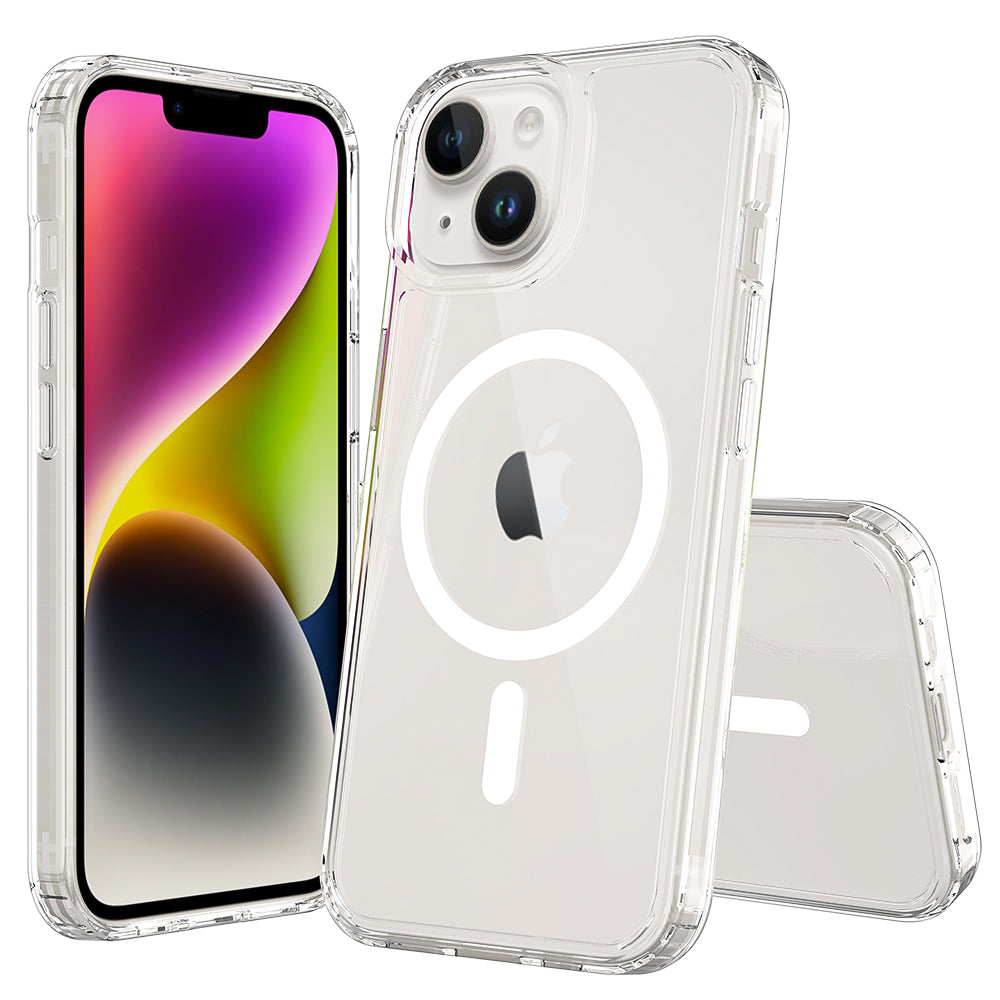 iPhone 15 1.5mm Anti-Scratch Clear Magnetic Case