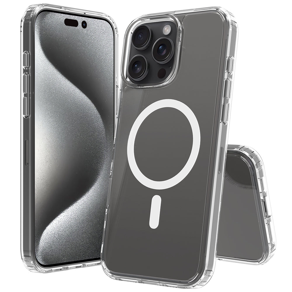 iPhone 16 Pro Max 1.5mm Anti-Scratch Clear Magnetic Case