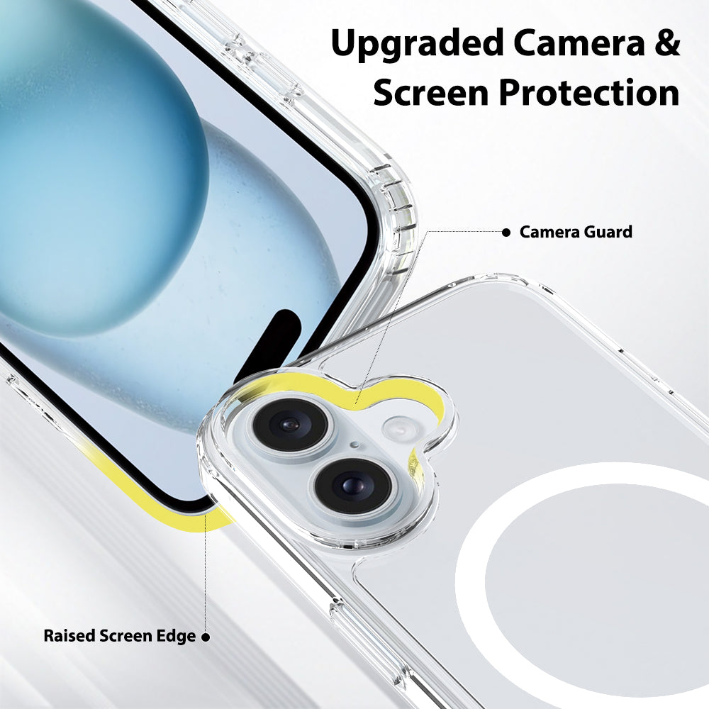 iPhone 16 1.5mm Anti-Scratch Clear Magnetic Case