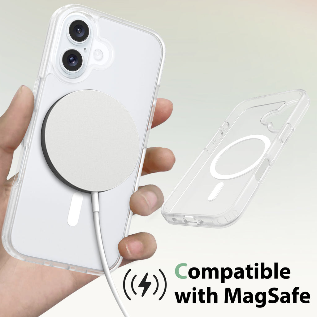 iPhone 16 Matte Frosted Translucent Magnetic Case