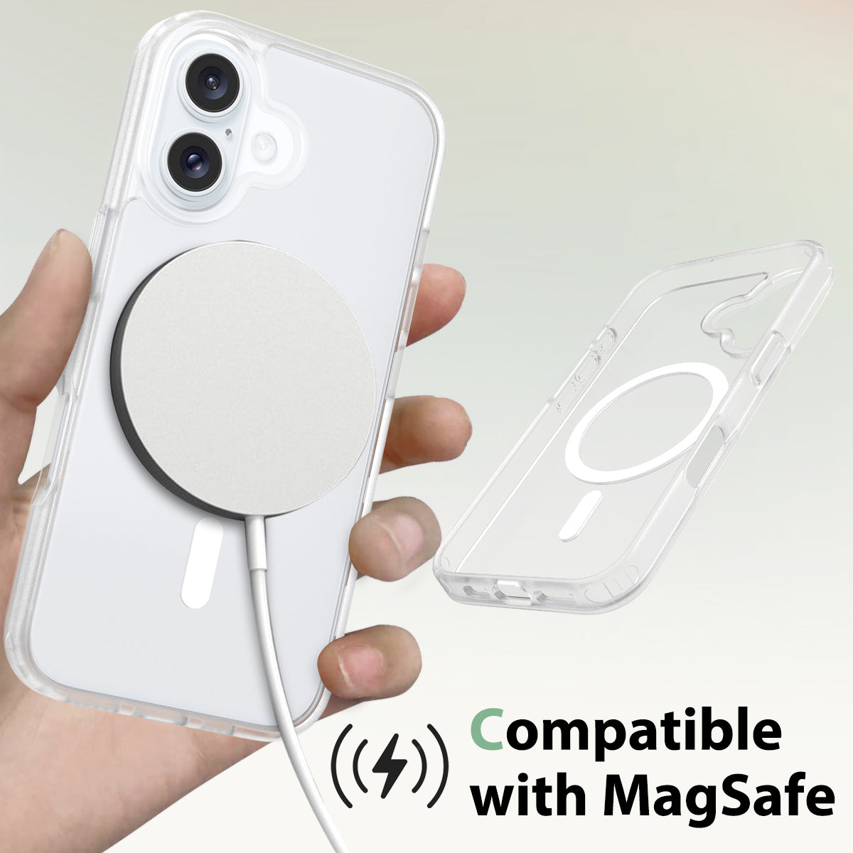 iPhone 16 Matte Frosted Translucent Magnetic Case