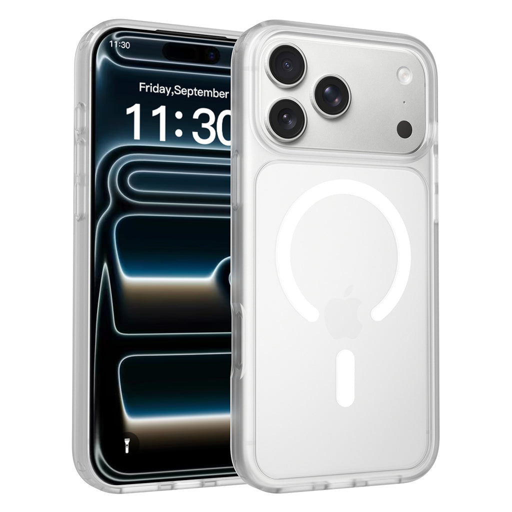 iPhone 17 Pro Max Matte Frosted Translucent Magnetic Case