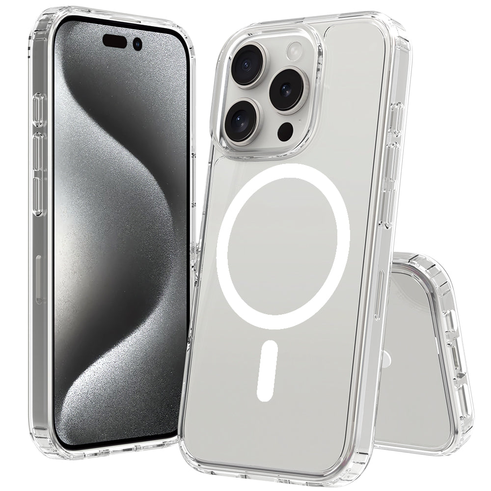 iPhone 16 Pro 1.5mm Anti-Scratch Clear Magnetic Case