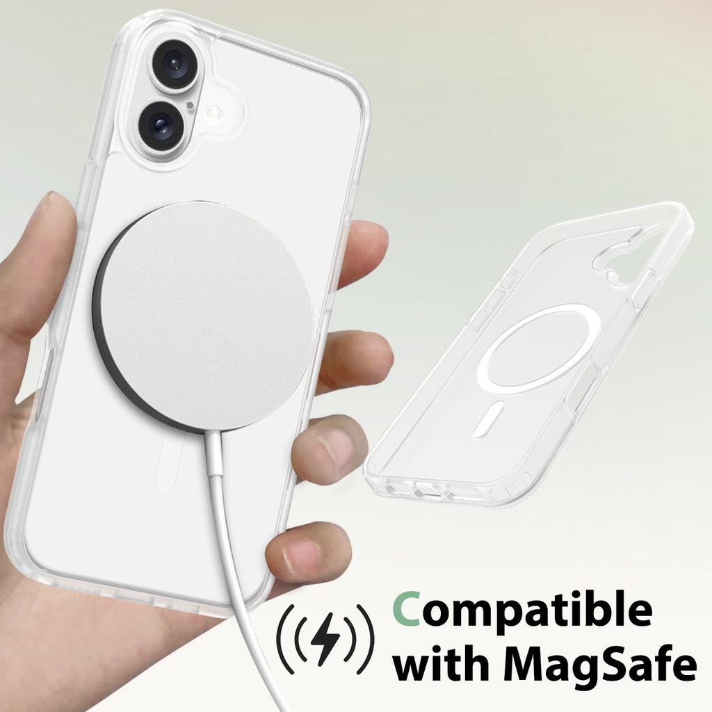 iPhone 16 Plus Matte Frosted Translucent Magnetic Case