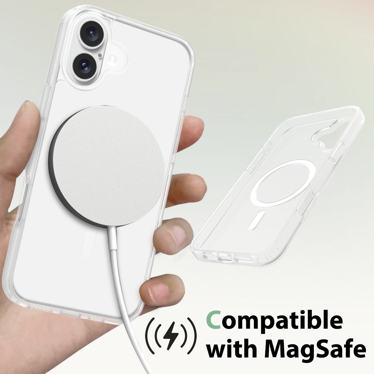 iPhone 16 Plus Matte Frosted Translucent Magnetic Case