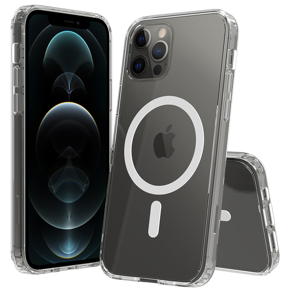 iPhone 12/12 Pro 1.5mm Anti-Scratch Clear Magnetic Case