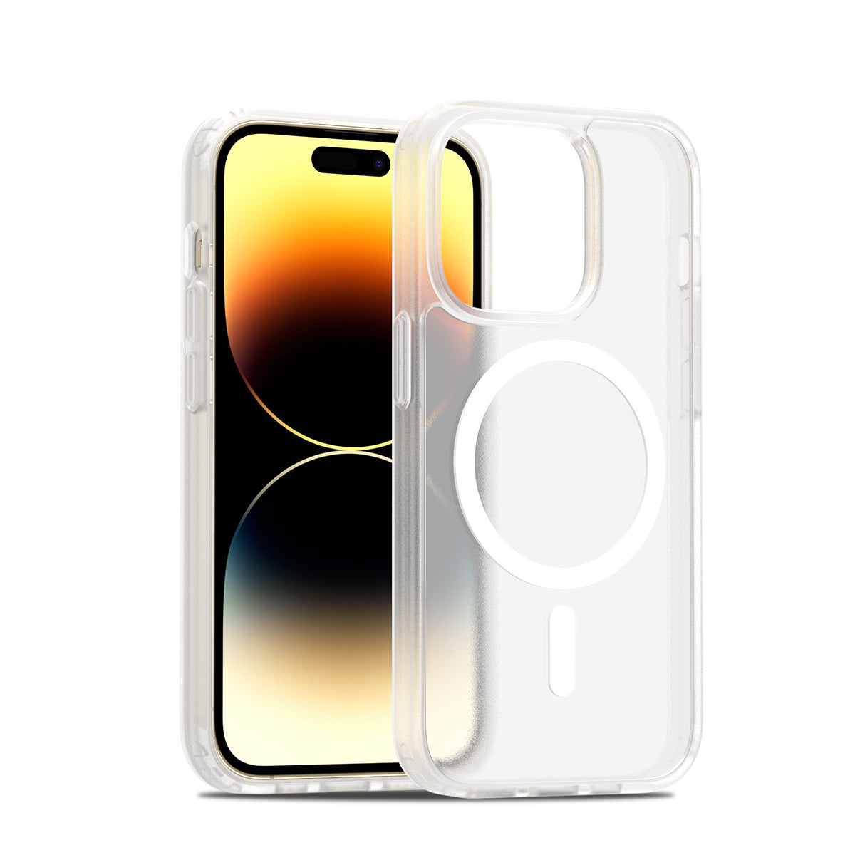 iPhone 14 Pro Matte Frosted Translucent Magnetic Case