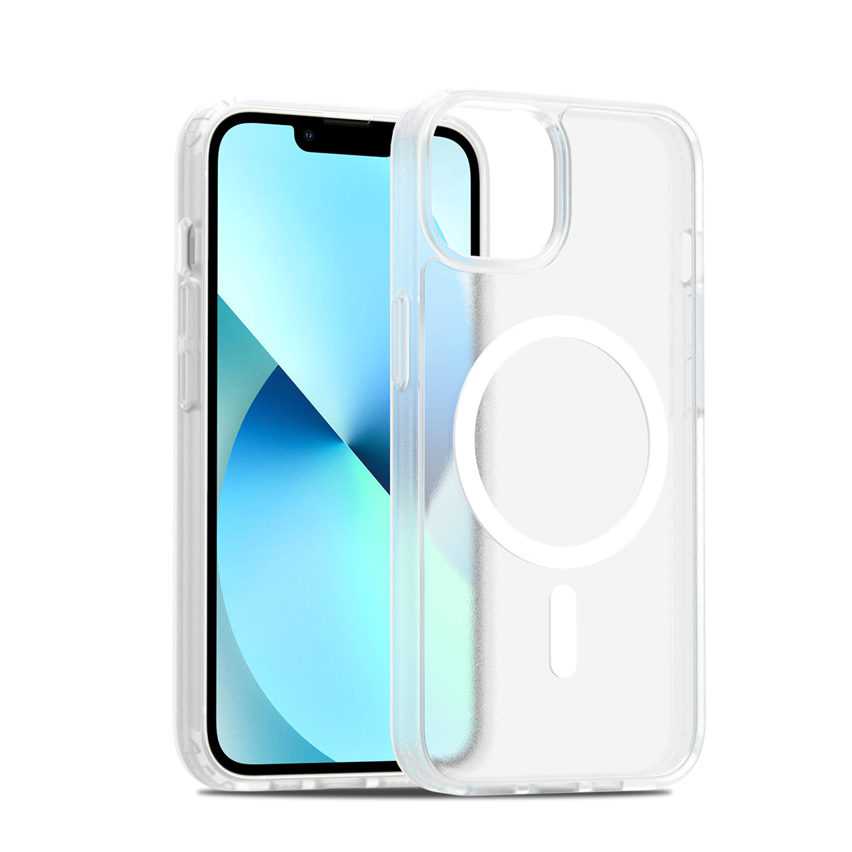 iPhone 13 / 14 Matte Frosted Translucent Magnetic Case