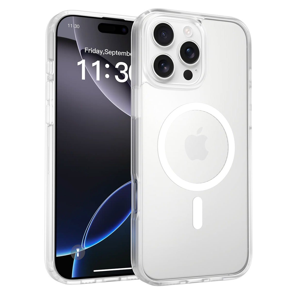 iPhone 16 Pro Max Matte Frosted Translucent Magnetic Case
