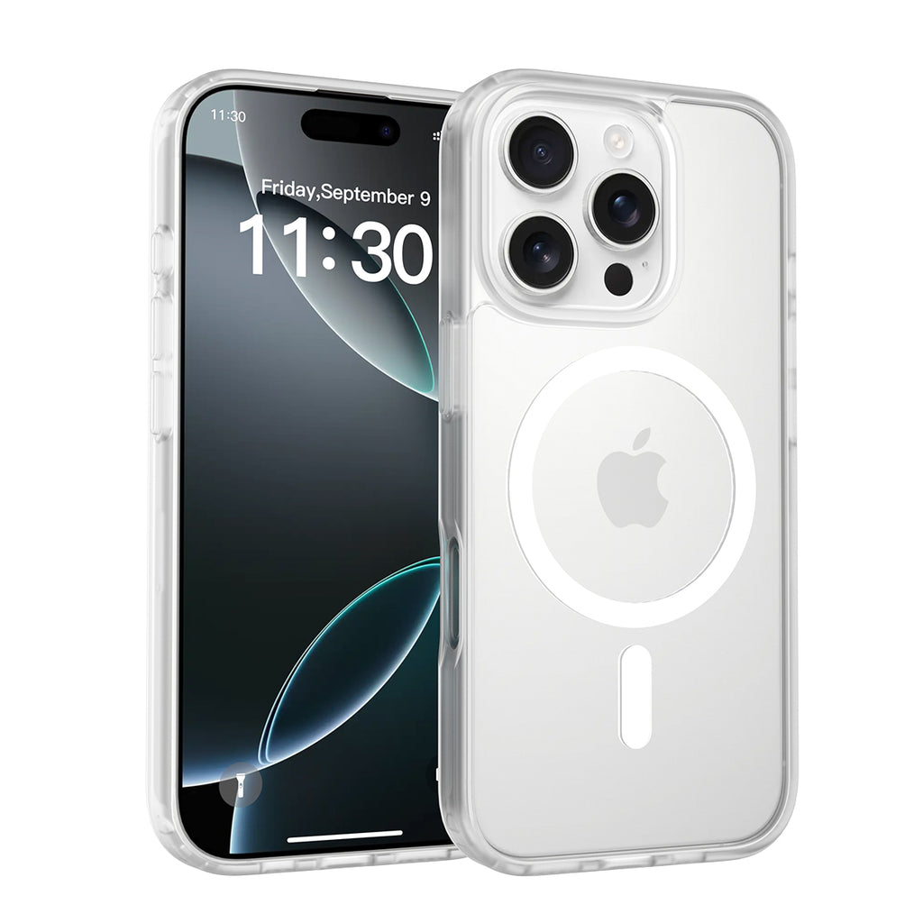 iPhone 16 Pro Matte Frosted Translucent Magnetic Case