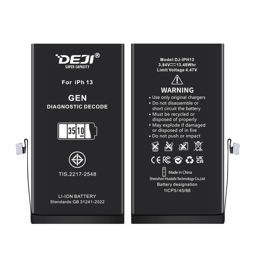 DEJI Genuine Diagnostic-Compatible Super-Capacity Battery for iPhone 13