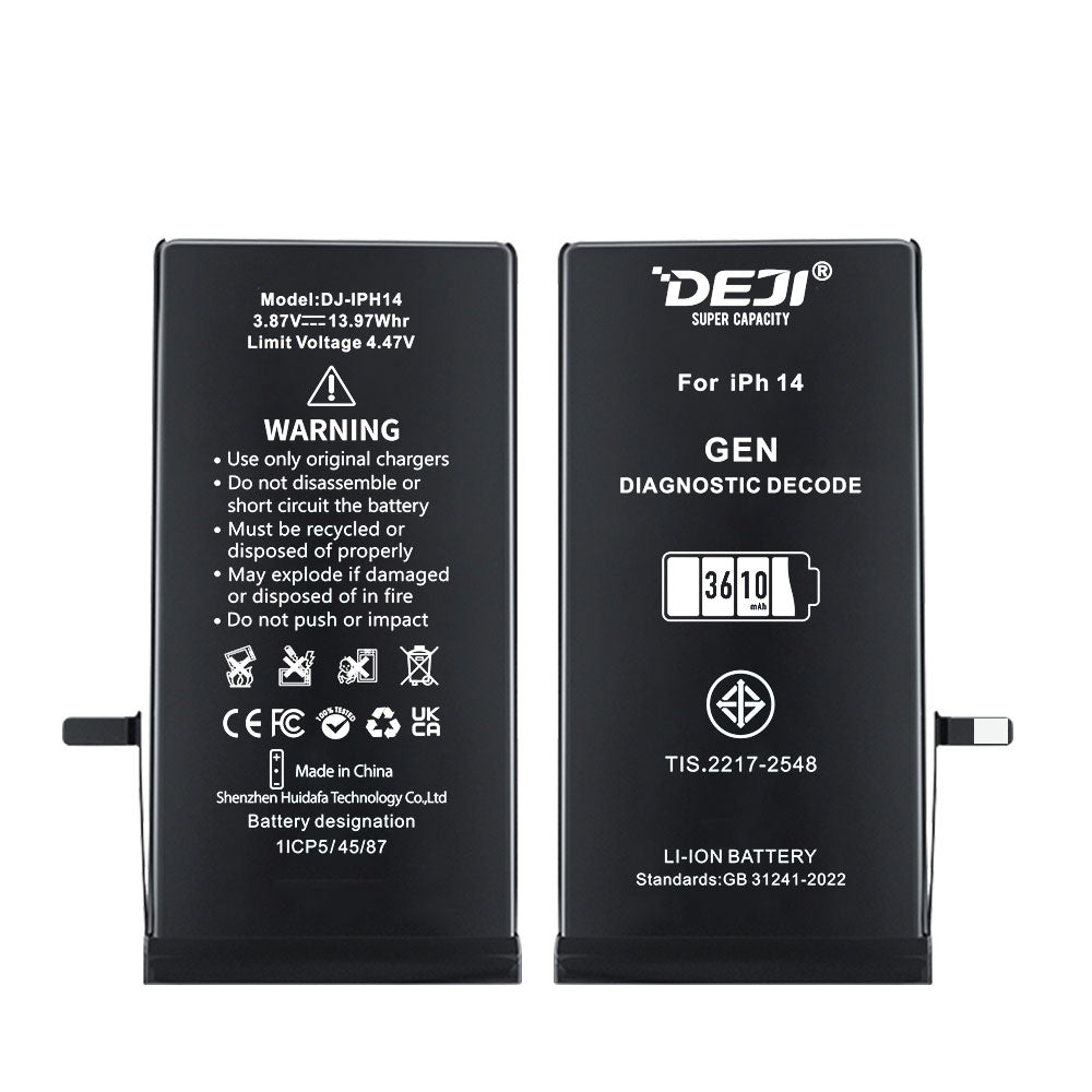 DEJI Genuine Diagnostic-Compatible Super-Capacity Battery for iPhone 14
