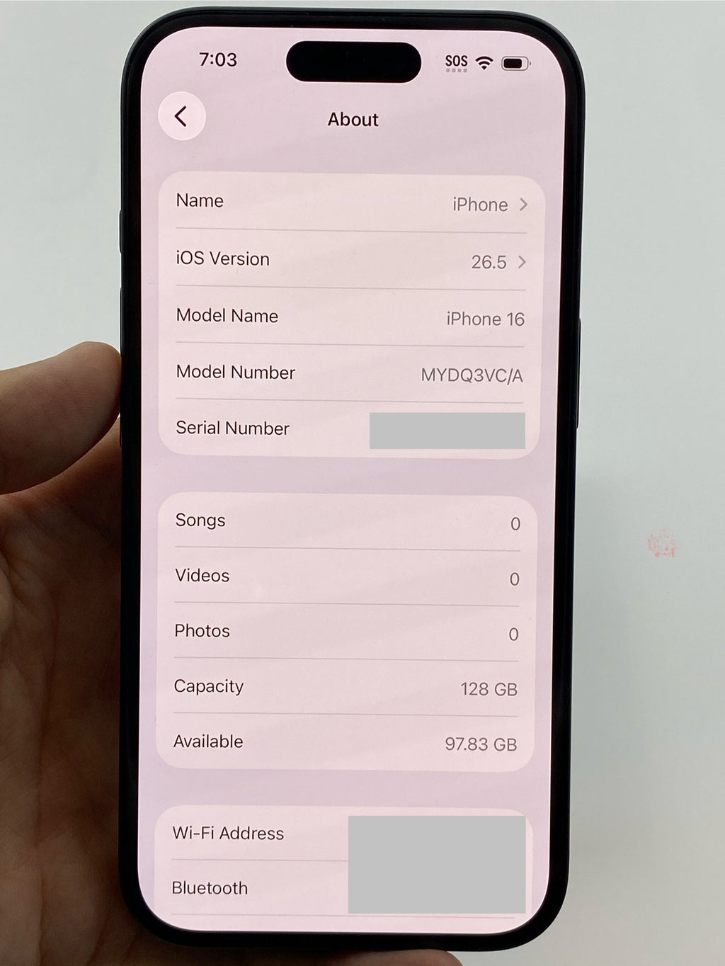 iPhone 16 128GB – Black (Mint 10/10)