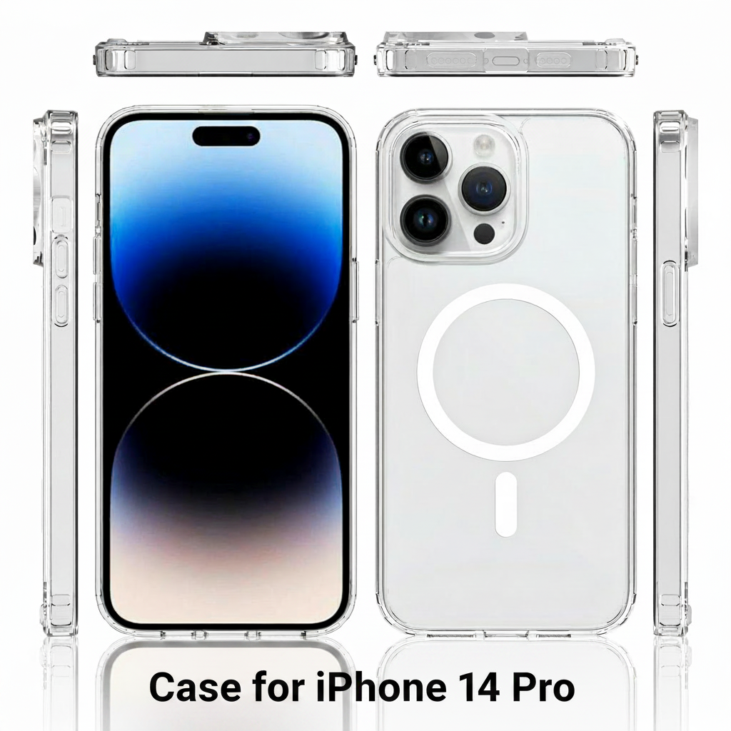 iPhone 14 Pro case - text added